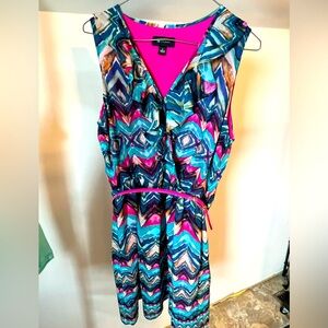 AB Studio Large multicolor dress.